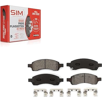 Front Semi Metallic Pads by SIM - SIM-1169 pa8