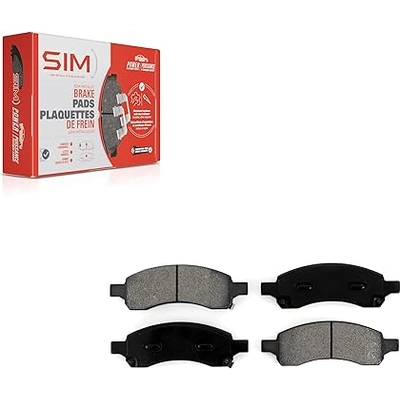 Front Semi Metallic Pads by SIM - SIM-1169A pa6