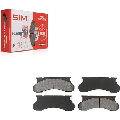 Front Semi Metallic Pads by SIM - SIM-120 pa3