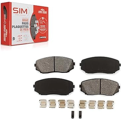 Front Semi Metallic Pads by SIM - SIM-1258 pa4