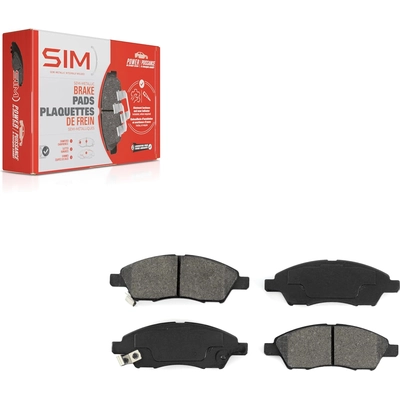 Front Semi Metallic Pads by SIM - SIM-1592 pa9