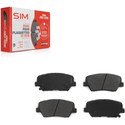 Front Semi Metallic Pads by SIM - SIM-1815 pa6