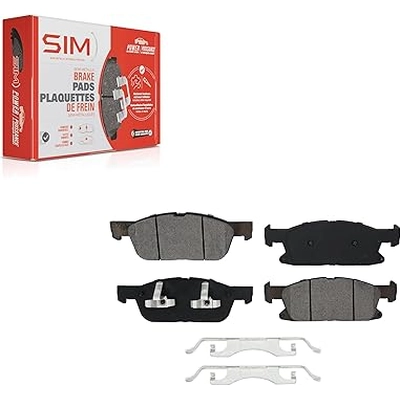 SIM - SIM-1818 - Front Semi-Metallic Disc Brake Pads pa2