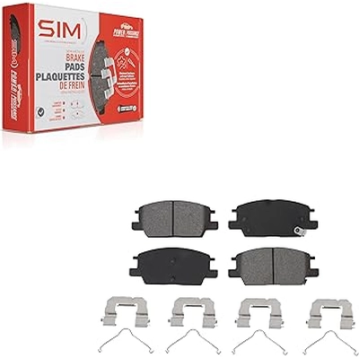 SIM - SIM-1913 - Front Semi-Metallic Disc Brake Pads pa2