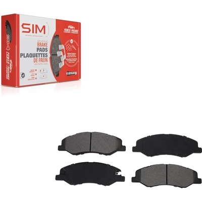 SIM - SIM-2089 - Front Semi-Metallic Disc Brake Pads pa2