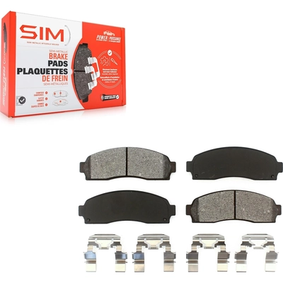 SIM - SIM-833 - Front Semi Metallic Pads pa6