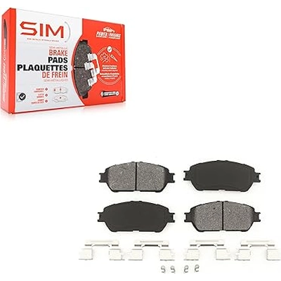 Front Semi Metallic Pads by SIM - SIM-906 pa6