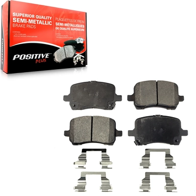 Front Semi Metallic Pads by TRANSIT WAREHOUSE - PPF-D1028 pa5