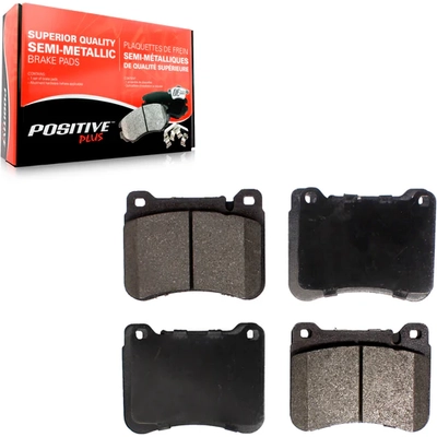 Front Semi Metallic Pads by TRANSIT WAREHOUSE - PPF-D1121 pa5