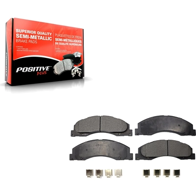 Front Semi Metallic Pads by TRANSIT WAREHOUSE - PPF-D1328 pa4