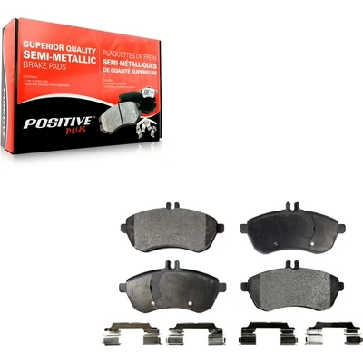 Front Semi Metallic Pads by TRANSIT WAREHOUSE - PPF-D1340 pa3