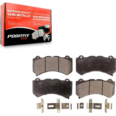 Front Semi Metallic Pads by TRANSIT WAREHOUSE - PPF-D1405 pa5