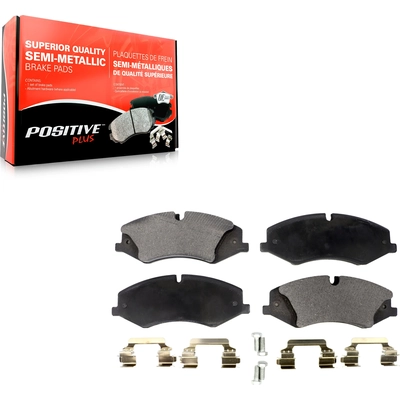 Front Semi Metallic Pads by TRANSIT WAREHOUSE - PPF-D1425 pa4