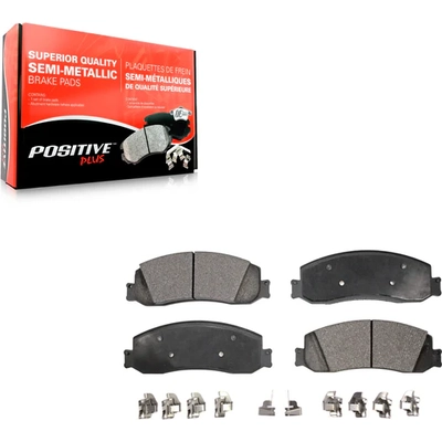 Front Semi Metallic Pads by TRANSIT WAREHOUSE - PPF-D1631 pa3
