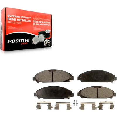 Front Semi Metallic Pads by TRANSIT WAREHOUSE - PPF-D1791 pa3