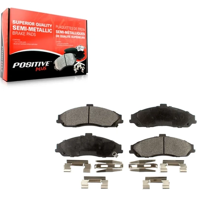 Front Semi Metallic Pads by TRANSIT WAREHOUSE - PPF-D731 pa5