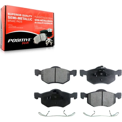 Front Semi Metallic Pads by TRANSIT WAREHOUSE - PPF-D843 pa4