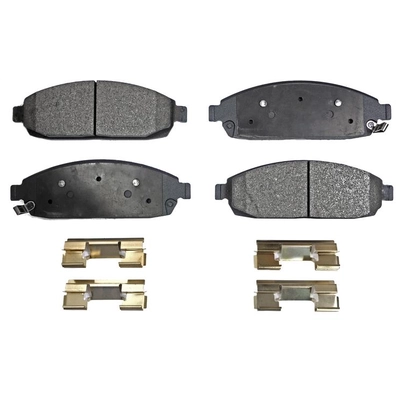 Front Semi Metallic Pads by TRANSIT WAREHOUSE - PPF-D1080 pa2