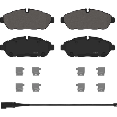 Front Semi Metallic Pads by WAGNER - ZX2301 pa1