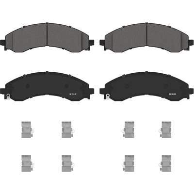 Front Semi Metallic Pads by WAGNER - ZX2404 pa1