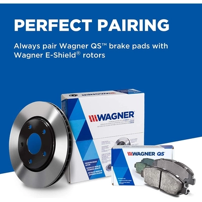 Front Semi Metallic Pads by WAGNER - ZX1418 pa35