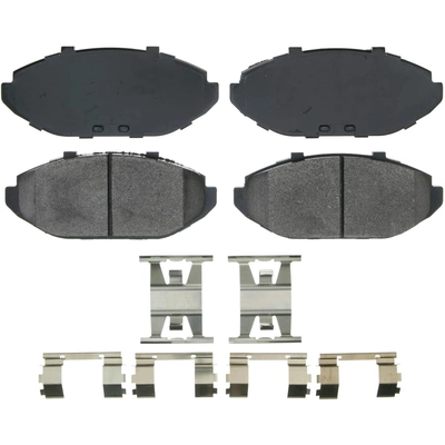 Front Semi Metallic Pads by WAGNER - ZX748 pa24