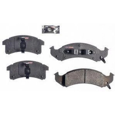 Front Semi Metallic Pads by WORLDPARTS - D623M pa1