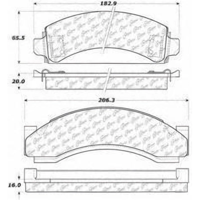 Front Severe Duty Semi Metallic Premium Pad by CENTRIC PARTS - 106.05430 pa6