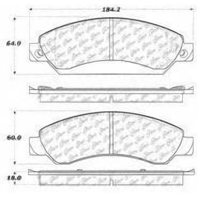 Front Severe Duty Semi Metallic Premium Pad by CENTRIC PARTS - 106.10920 pa6