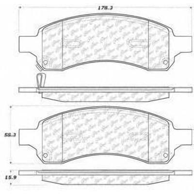 Front Severe Duty Semi Metallic Premium Pad by CENTRIC PARTS - 106.11691 pa10