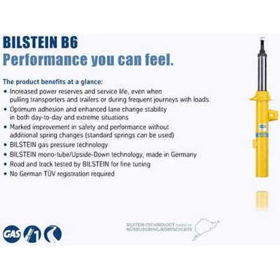 Front Shock Absorber by BILSTEIN - 24-256247 pa3