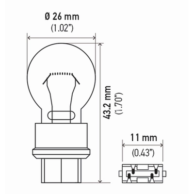 Front Sidemarker by HELLA - 3157TB pa1