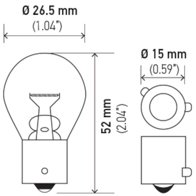 HELLA - 7507 - Bulb pa3