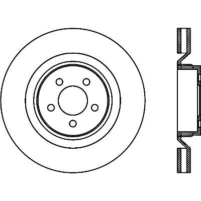 Front Slotted Rotor by CENTRIC PARTS - 226.63063 pa1