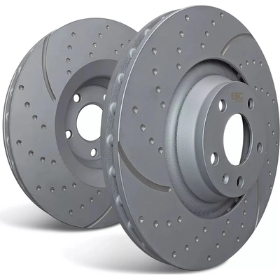 Front Slotted Rotor by EBC BRAKE - GD994 pa3