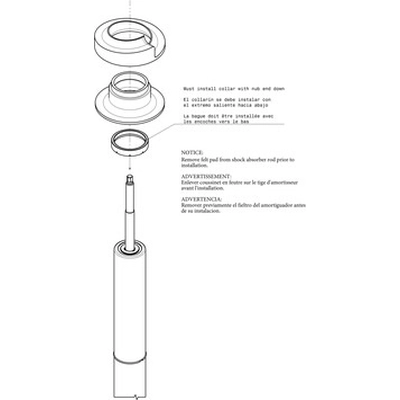 Front Strut by RANCHO - RS77869 pa3