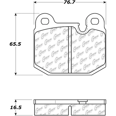 Front Super Premium Ceramic Pads by CENTRIC PARTS - 105.01740 pa2