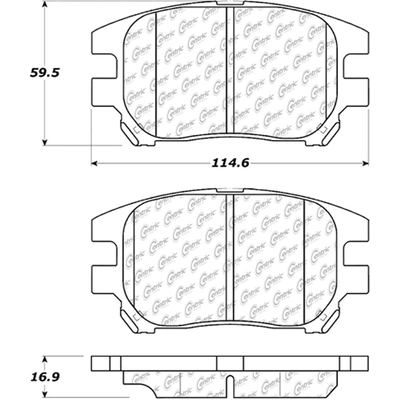 Front Super Premium Ceramic Pads by CENTRIC PARTS - 105.09300 pa4