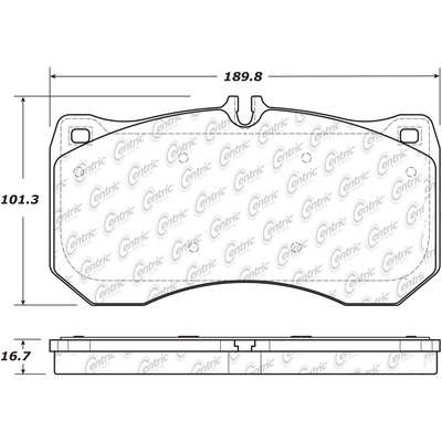 Front Super Premium Semi Metallic Pads by CENTRIC PARTS - 104.17810 pa4