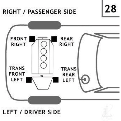 Support de transmission avant de ANCHOR - 2537 pa11