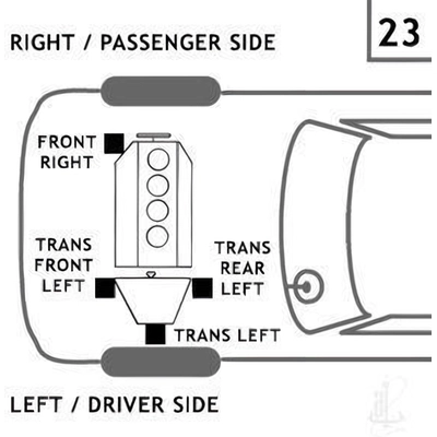 Support de transmission avant de ANCHOR - 2800 pa13