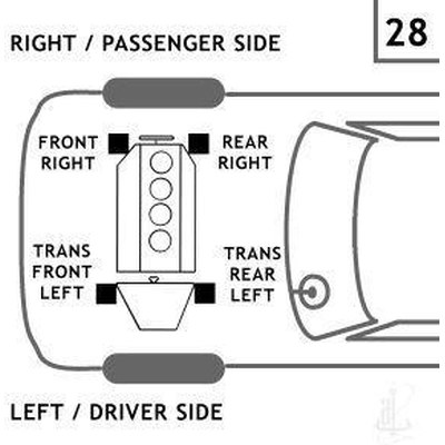 Support de transmission avant de UNI-SELECT/PRO-SELECT/PRO-IMPORT - 2537 pa9