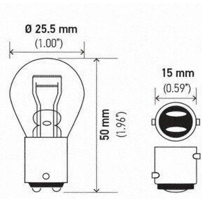 Front Turn Signal by HELLA - 1034TB pa18