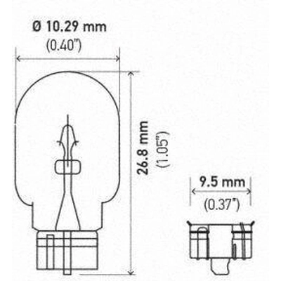 Clignotant avant (paquet de 10) de HELLA - 2827NA pa10