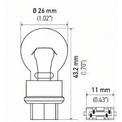 Clignotant avant (paquet de 10) de HELLA - 3156 pa15