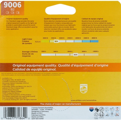 Front Turn Signal by PHILIPS - 9006B2 pa1