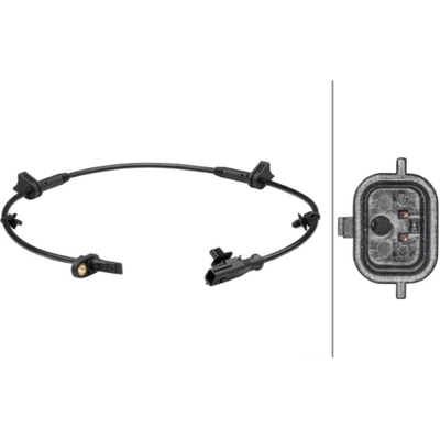 Front Wheel ABS Sensor by HELLA - 012679111 pa1