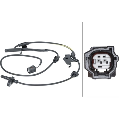 Front Wheel ABS Sensor by HELLA - 012679781 pa1