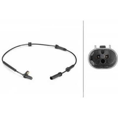 Front Wheel ABS Sensor by HELLA - 012806591 pa1