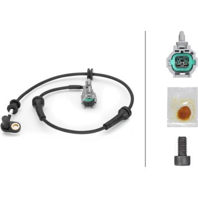 Front Wheel ABS Sensor by HELLA - 230040651 pa2